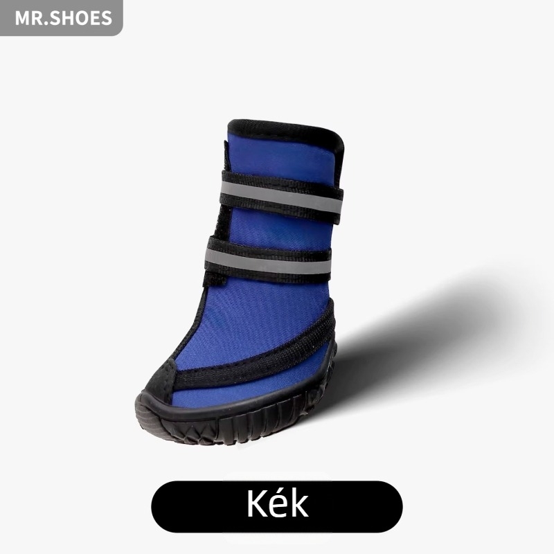 Kutya lábra és térdre védő cipő az ízületi sérülések és a csonttörések stabilizálására; karcolás elleni védelem; sebvédő; vízálló