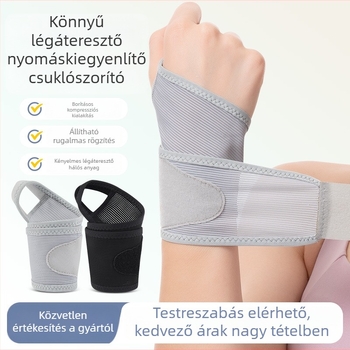 Teniszhez csuklópánt — poliészter, felnőtt, csukló védelem, védőfelszerelés