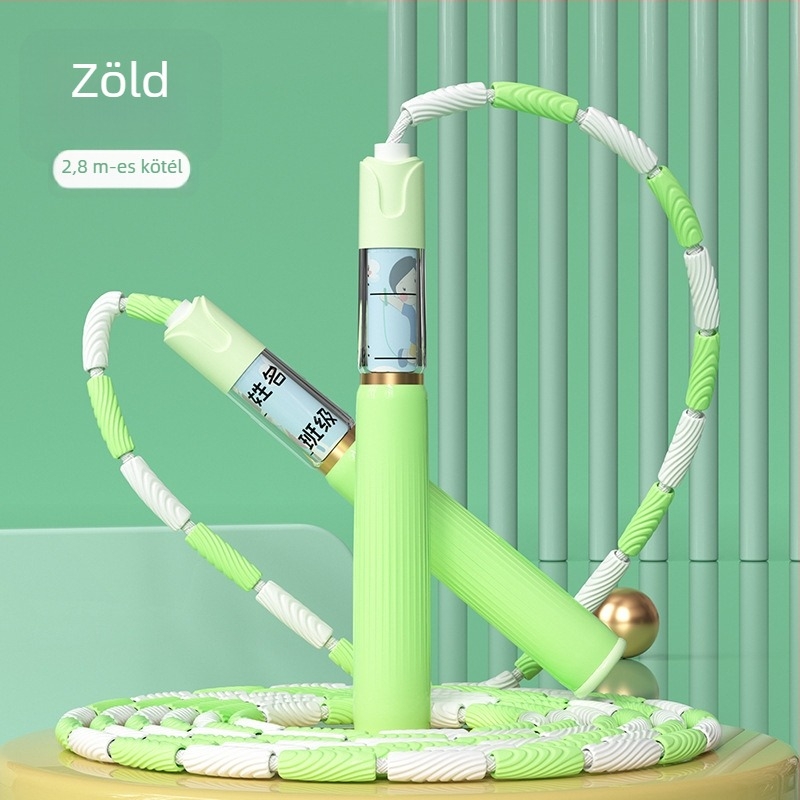 Gyerekeknek szóló bambusz ugrókötél, 2,8 m, TPE anyag, kezdőknek