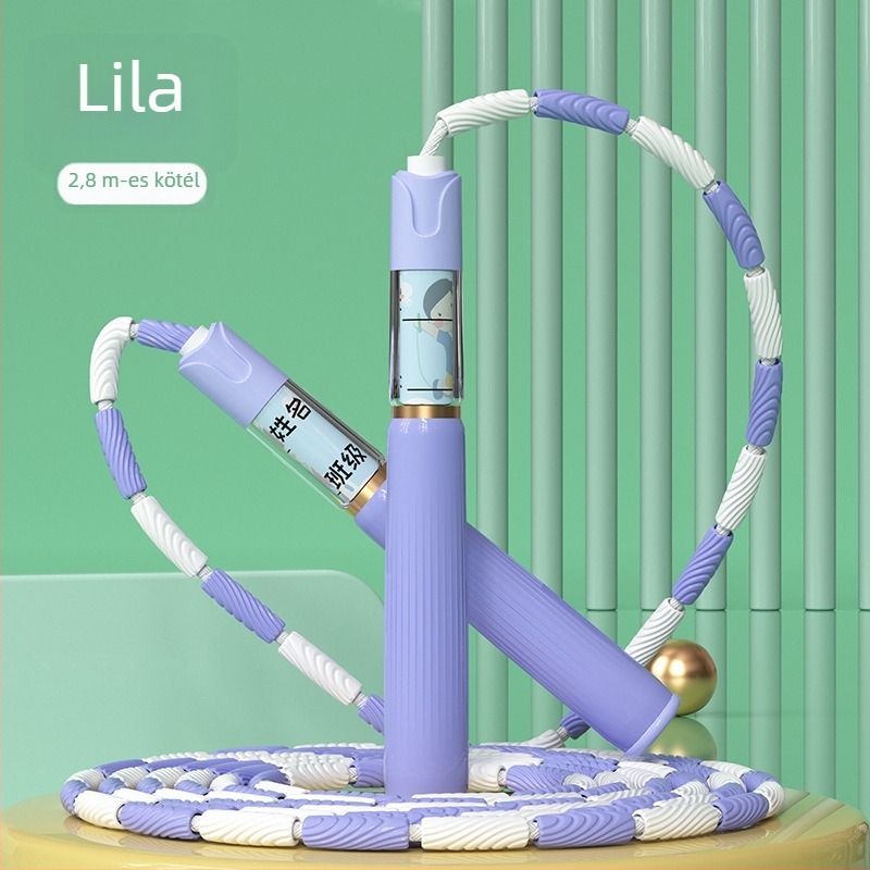 Gyerekeknek szóló bambusz ugrókötél, 2,8 m, TPE anyag, kezdőknek