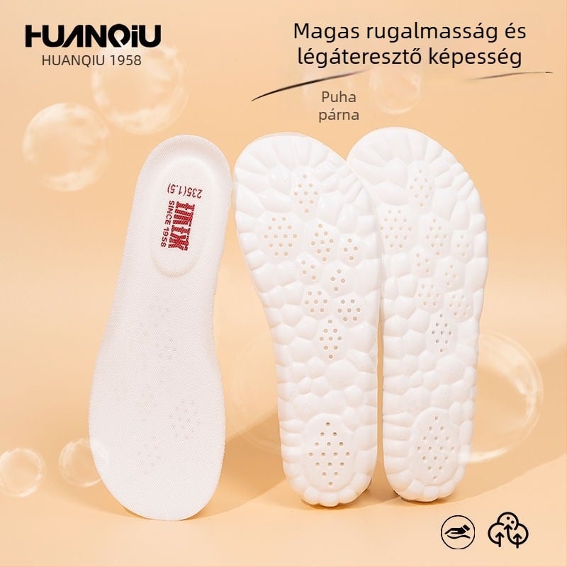 Latex gumi talpú talpbetét memóriás funkcióval, teljes hosszúságú, magasságot növelő, sneakershez, bőr cipőhöz, csizmához, szandálhoz és mindennapi, munkás lábbelikhez.