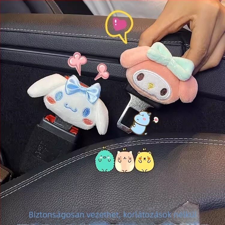 Biztonsági öv csat, Snap modell, műanyag anyag, dekoratív belső alkatrész, márka Other