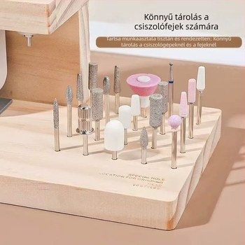 Li xia Fa keretes alapú körömcsiszoló – Multifunkcionális manikűr eszköz állvánnyal