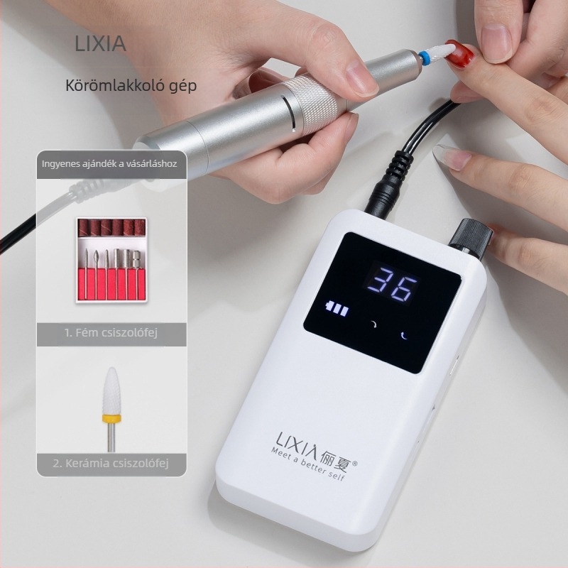 Li xia Fa keretes alapú körömcsiszoló – Multifunkcionális manikűr eszköz állvánnyal