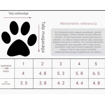 Kutyacipők szilikonból - dekoratív, csúszásgátló, kopásálló; Anyag: Szilikon