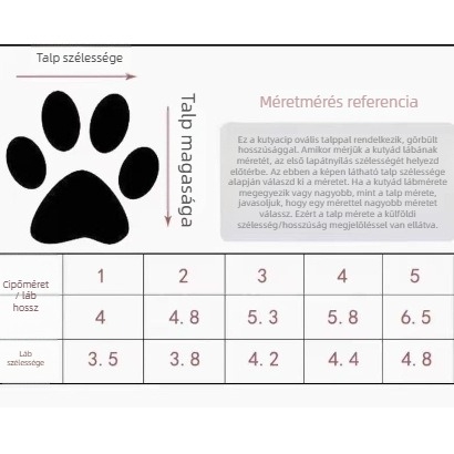 Kutyacipők szilikonból - dekoratív, csúszásgátló, kopásálló; Anyag: Szilikon