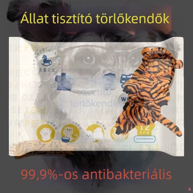 Macska alakváltó jelmez, tigro-dinoszaurusz motívummal, gumiból készült, meleg viselet négy lábra, Nutro/miss márkával