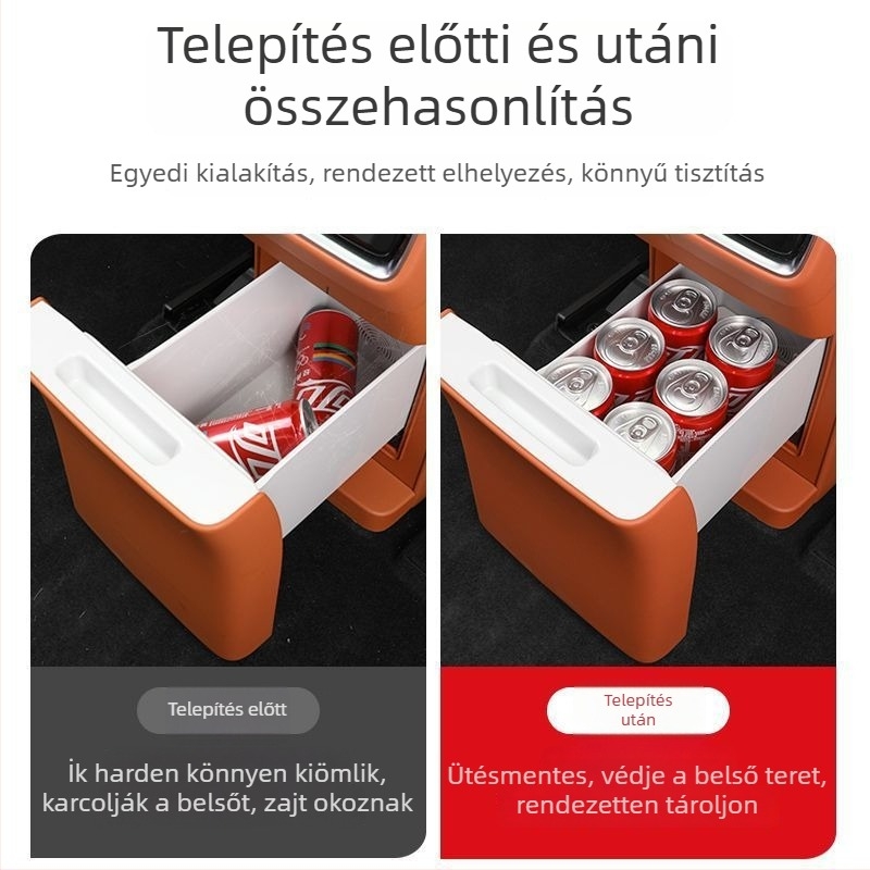 Kust szilikon pohárfogó alátét Wenjie M8/M9-hez – ütésálló autó belső kiegészítő