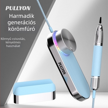 Manikűr gép – a harmadik generációs polírozó toll, körömfelület csiszoló eszköz, PULLYON hazai márka