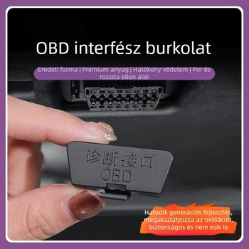 Szilikon OBD interfész védőfedél SU7/YU7-hez, porvédő a diagnosztikai porthoz, belső kiegészítő a középkonzolhoz, ragasztásos telepítés, származás Guangzhou