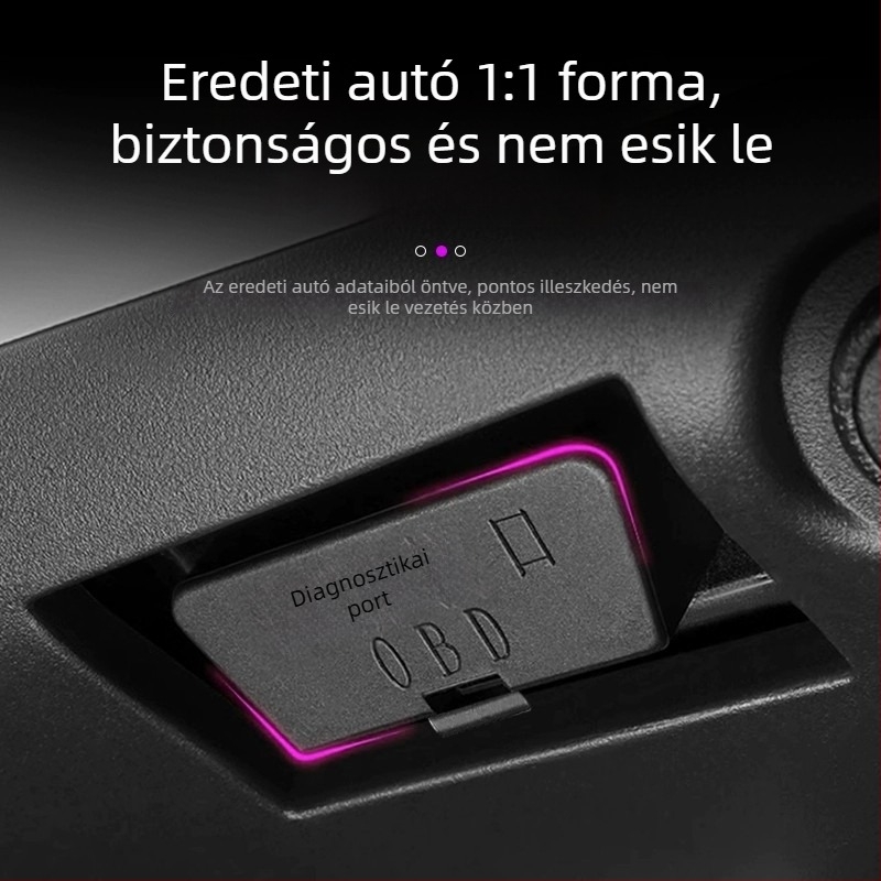 Szilikon OBD interfész védőfedél SU7/YU7-hez, porvédő a diagnosztikai porthoz, belső kiegészítő a középkonzolhoz, ragasztásos telepítés, származás Guangzhou