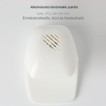 Mini manikűr szárító, érintésre aktiválódó, nettó tömeg 199 g, márka: Charming concubine, anyag: Egyéb