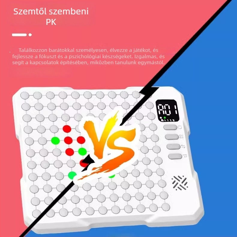 Elektronikus Go tábla – két játékos interaktív oktatási játék, műanyag, OTHES márka, fejleszti a logikus gondolkodást