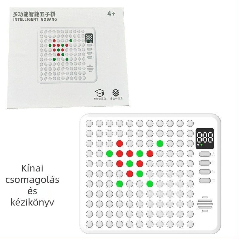 Elektronikus Go tábla – két játékos interaktív oktatási játék, műanyag, OTHES márka, fejleszti a logikus gondolkodást