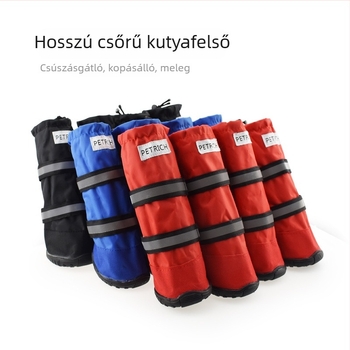 PETRICH kutyabakancs – anyag: marhaín tendon szövet, származás: Guangdong, vízálló, csúszásmentes, meleg téli viselet
