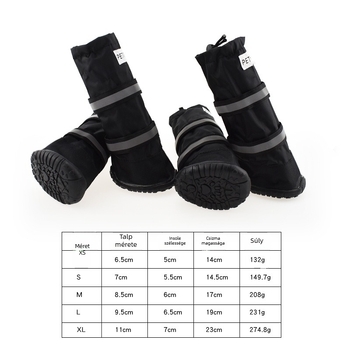 PETRICH kutyabakancs – anyag: marhaín tendon szövet, származás: Guangdong, vízálló, csúszásmentes, meleg téli viselet