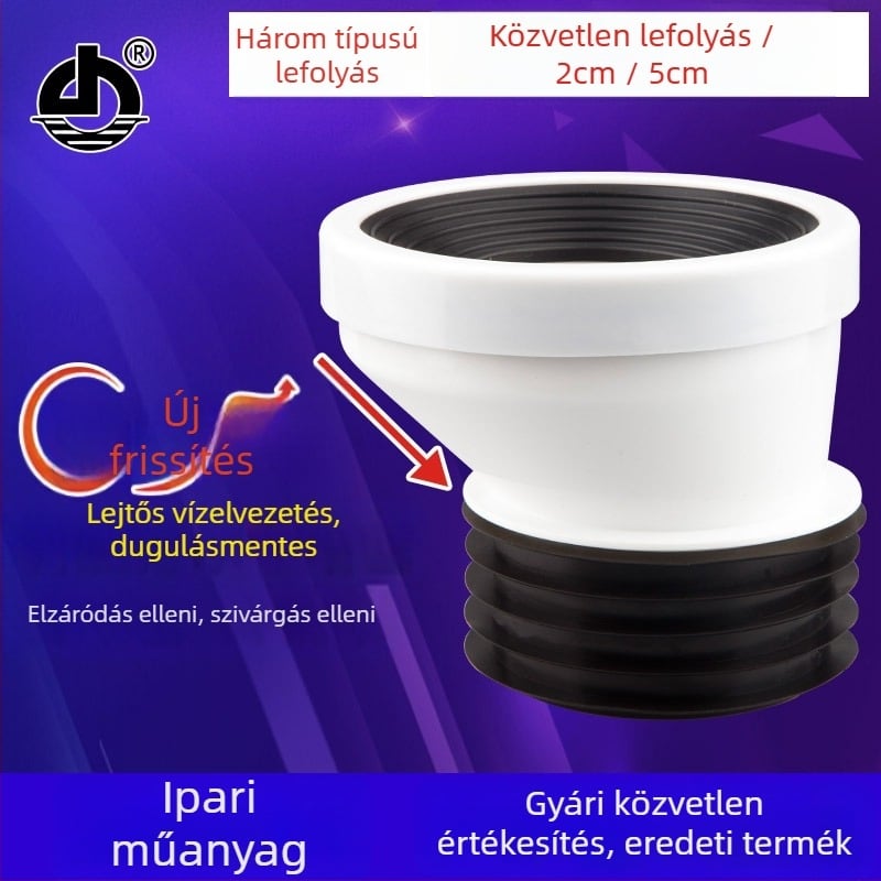 WC eltoló adapter Hendron – mérnöki műanyag, 500 kg teherbírás, Rushdown öblítés