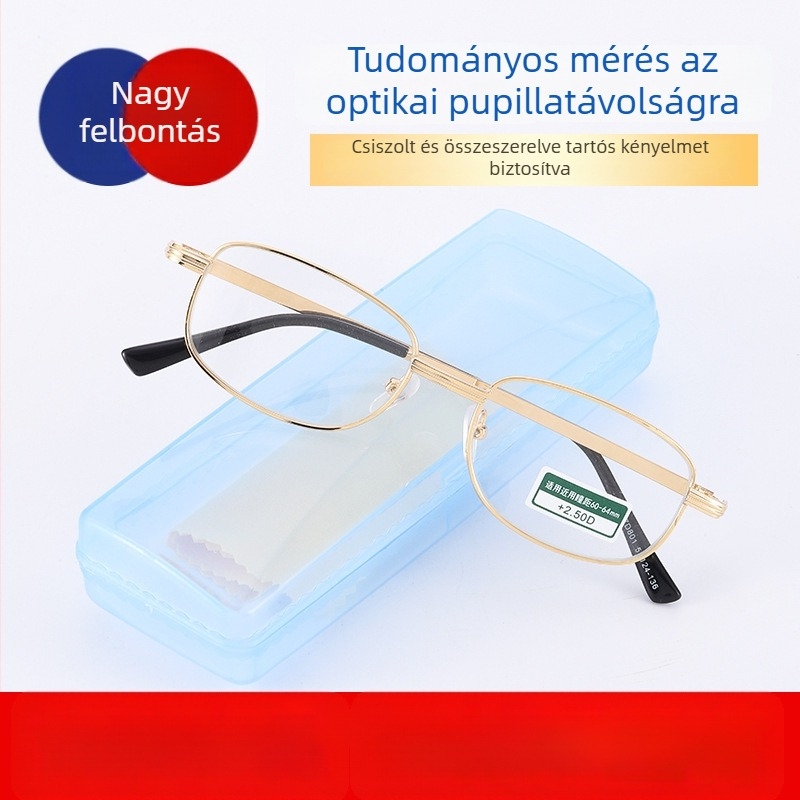 Olvasószemüveg pillangó kerettel, teljes keret, üveg lencsék, modell 608-3#