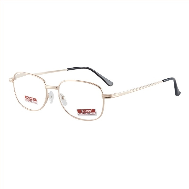 Old Man 100 olvasó szemüveg, fém teljes keret, gyanta lencsék, aszferikus, uniszex, felnőtteknek