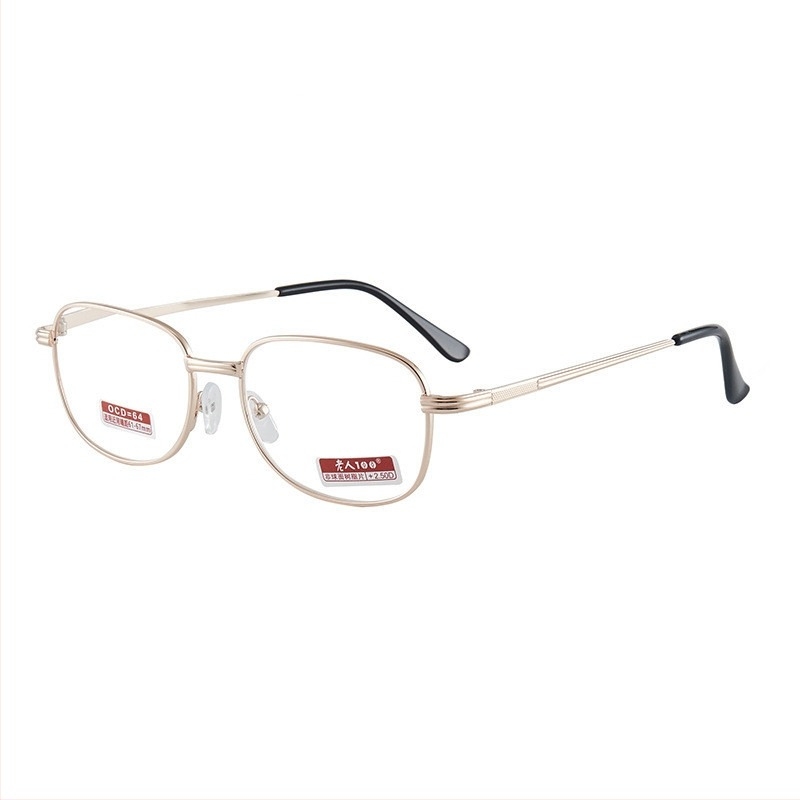 Old Man 100 olvasó szemüveg, fém teljes keret, gyanta lencsék, aszferikus, uniszex, felnőtteknek