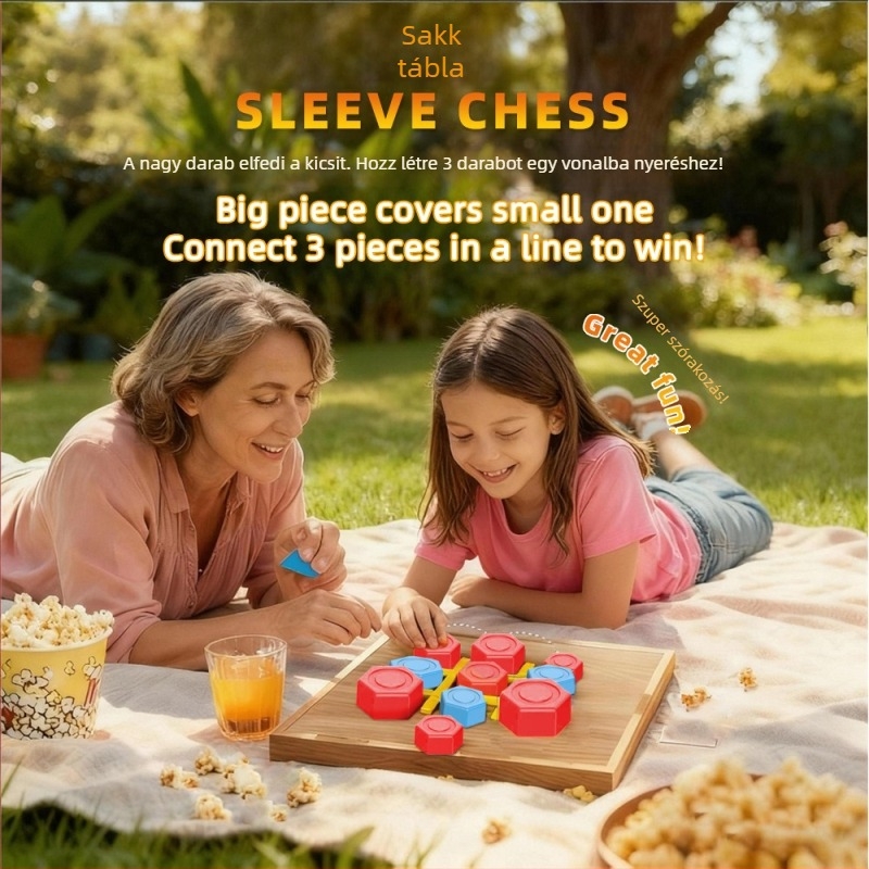 4 az 1-ben/5 az 1-ben Multifunkcionális Tic-Tac-Toe tábla – Elektronikus oktatási játék gyerekeknek, kétjátékos interaktív fejlesztés, kéz-szem koordináció, műanyag konstrukció