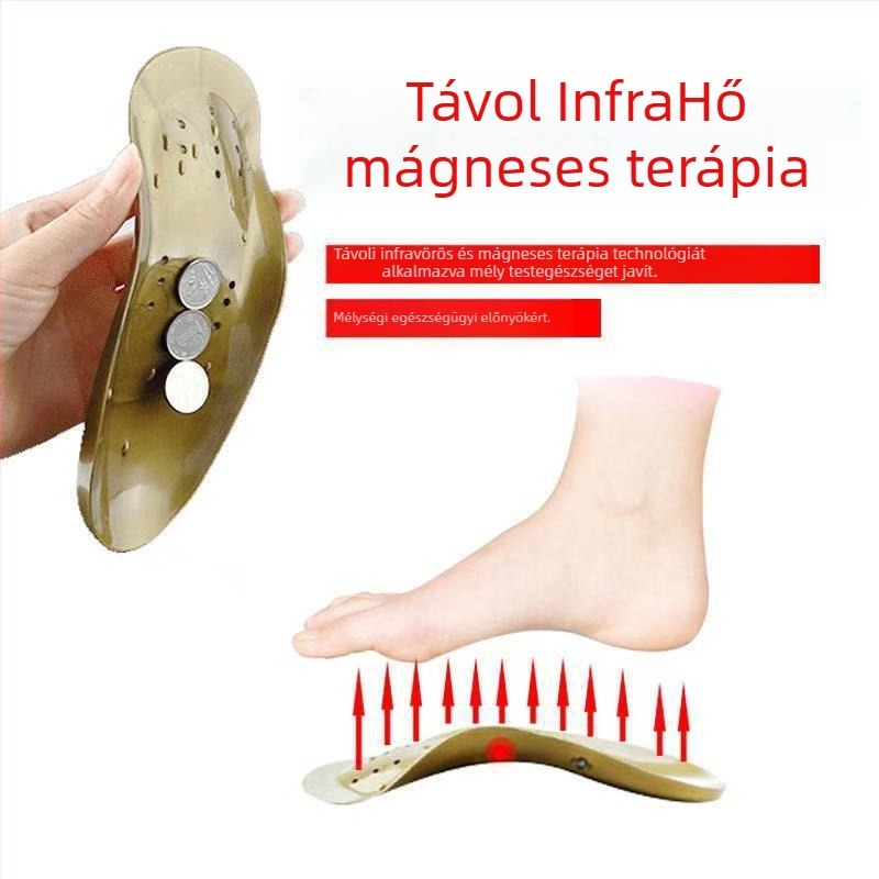 Ortopéd talpbetét ív-támogatással, gumiból, sportcipőkhöz, bőr cipőkhöz, csizmákhoz és hétköznapi cipőkhöz