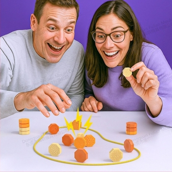 Mágneses sakk-tesztaasztalos játék szülő-gyermek részére, szilikon anyagból, beltéri használatra, 7–14 és 15–35 éveseknek