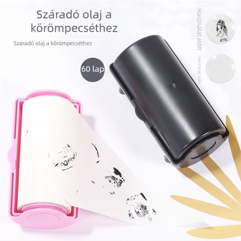 Körömpecsét tisztító papír – egyszer használatos tisztító lapok a körömlakk olajának eltávolítására, szívó funkcióval; Márka: Yujia; Modell: Nail stamp cleaning paper; Származás: Zhejiang; Kategória: Manikűr eszközök; Nettó tartalom: 110 g