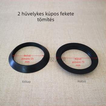 Gumi tömítőgyűrű WC-hez, vízszüneti/ürítő szelephez, tartálytömítés, modern egyszerű stílus