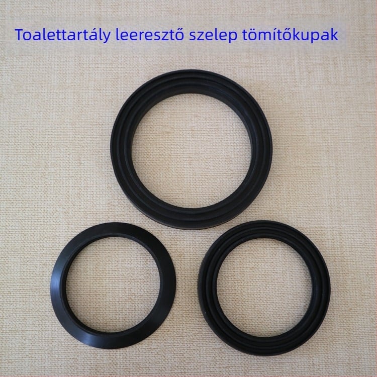 Gumi tömítőgyűrű WC-hez, vízszüneti/ürítő szelephez, tartálytömítés, modern egyszerű stílus
