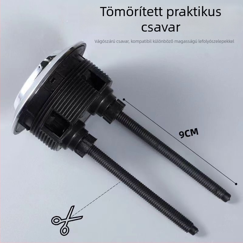 WC víztartály gomb | Anyag: Műanyag | Stílus: Modern minimalistikus | Megmunkálás: Gépi megmunkálás