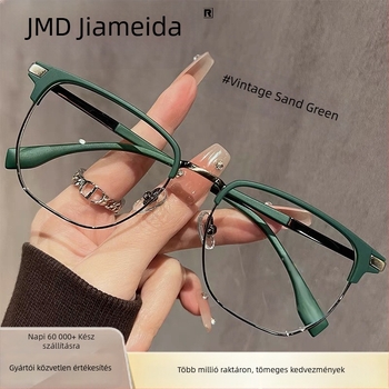 New Face olvasó szemüveg, PC lencsék, anti-kékfény, teljes keret, fém keret