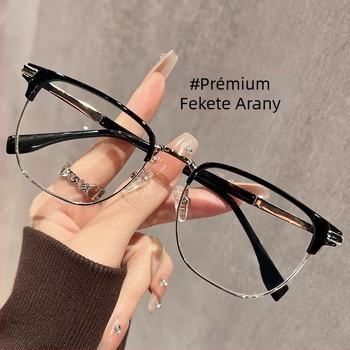 New Face olvasó szemüveg, PC lencsék, anti-kékfény, teljes keret, fém keret