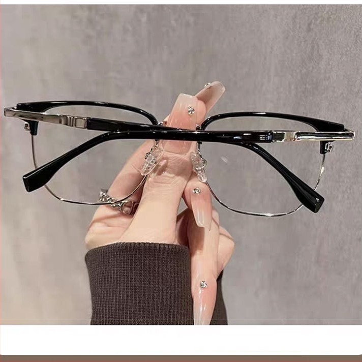 New Face olvasó szemüveg, PC lencsék, anti-kékfény, teljes keret, fém keret