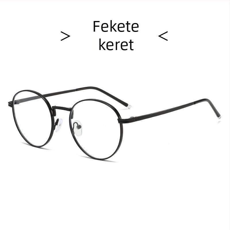 Long Biao olvasószemüveg, PC lencsék, kékfény védelem, fém ovális keret