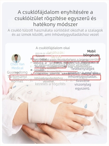 Ínhüvely-támasz csuklóra, sérüléses fájdalom enyhítésére, védő csuklópánt badmintonhoz, felnőttek