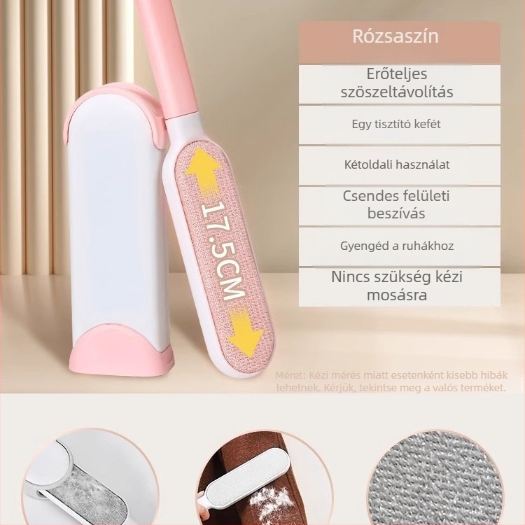 Ruhák szőrmentesítő kefé — műanyag kivitel, Pengyi márka, 2017 nyári megjelenés, kategória: szőrmentesítő görgő