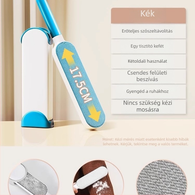 Ruhák szőrmentesítő kefé — műanyag kivitel, Pengyi márka, 2017 nyári megjelenés, kategória: szőrmentesítő görgő