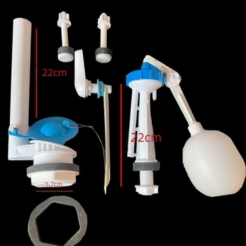 Unique WC tartály ürítő készlet úszó szeleppel, kulccsal és kapcsolóval — CE tanúsítvány