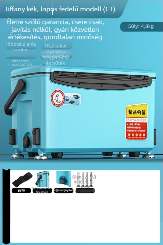 Horgász doboz – ultra könnyű, többfunkciós, ülőhelyként is használható; Márka Day Axe, Kapacitás 32-45, Anyag PP, Eredet Zhejiang