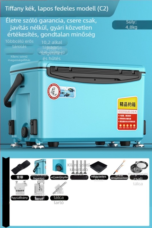 Horgász doboz – ultra könnyű, többfunkciós, ülőhelyként is használható; Márka Day Axe, Kapacitás 32-45, Anyag PP, Eredet Zhejiang