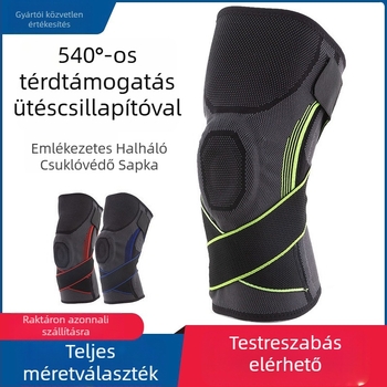 Nylonból készült térdvédők badmintonhoz, térdvédelem, ütéscsillapítás, súly 160 g