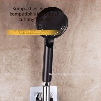 Rozsdamentes acél zuhanyszög állító, krómozott felülettel, rejtett menetes szerelés