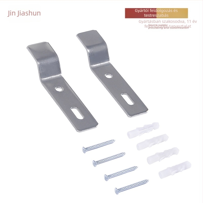 Fürdőszobai urináló kampó, falra szerelhető, hajó alakú, vastagított, rozsdamentes acél és vas