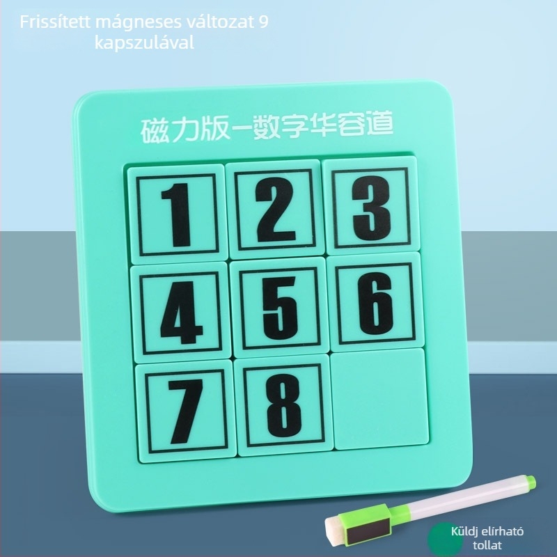 Gyermekeknek szánt oktató játék: forgó puzzle tábla háromszög sakkal, interaktív szülő–gyerek játék, műanyag, 4–14 éveseknek, kognitív és motoros készségek fejlesztése