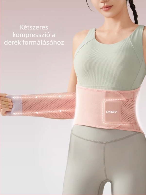 Sport deréköv – lélegző has-támasz felnőtt nőknek; fő anyag: szuper rost; védett rész: derék; kategória: derékvédő