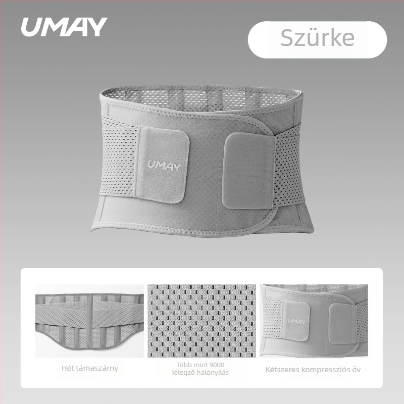 Sport deréköv – lélegző has-támasz felnőtt nőknek; fő anyag: szuper rost; védett rész: derék; kategória: derékvédő