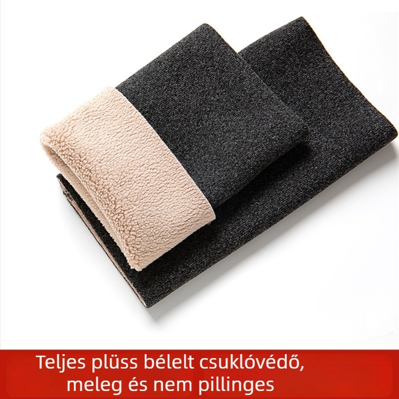 Teljes fleece-béléses csukló- és könyöktámasz, vastag és meleg, ízületi védelem, uniszex