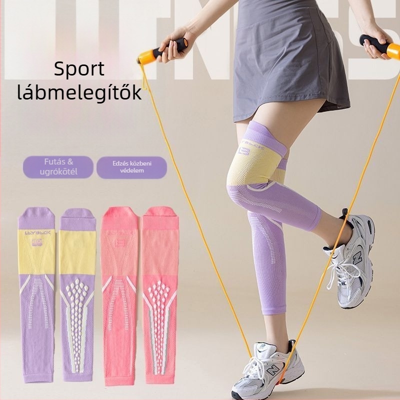 Női professzionális kompressziós térd-tartó zokni kültéri fitneszhez és futáshoz, csillapító ütés és kopásálló izomkompresszió a lábak karcsúsításáért (Modell: Compression Knee Support H; Márka: Yilang Knitwear; Korosztály: Felnőttek; Szezon: 2025 ősz)