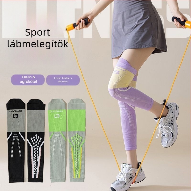 Női professzionális kompressziós térd-tartó zokni kültéri fitneszhez és futáshoz, csillapító ütés és kopásálló izomkompresszió a lábak karcsúsításáért (Modell: Compression Knee Support H; Márka: Yilang Knitwear; Korosztály: Felnőttek; Szezon: 2025 ősz)